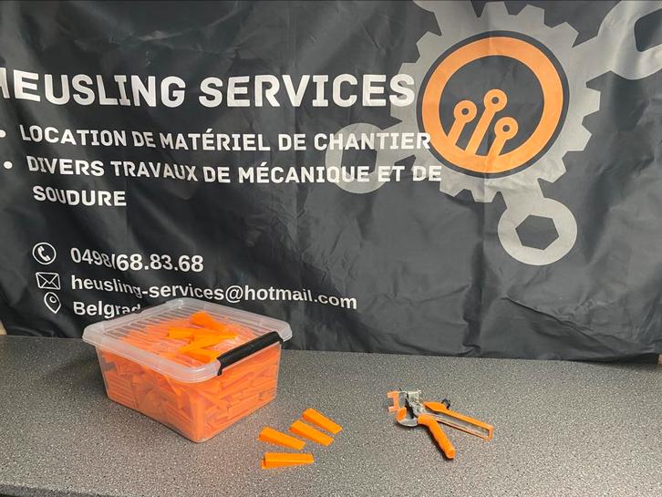 Location kit pour carreler, Doe-het-zelf en Bouw, Gereedschapskisten, Zo goed als nieuw, Gevuld, Ophalen