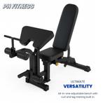PH Fitness Professionele Multifunctionele Fitnessbank, Enlèvement ou Envoi, Neuf, Bras, Banc d'exercice