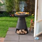 BBQ plancha brasero jamais utilisé avec bâche de protection, Tuin en Terras, Houtskoolbarbecues, Ophalen, Zo goed als nieuw