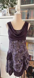 Robe fleurs Cache cache t.S, Cache cache, Taille 36 (S), Violet, Longueur genou