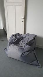 Pouf lounge gris, Maison & Meubles, Sièges-poires, Enlèvement, Comme neuf, Gris, Pouf