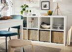 Ikea kallax 2x4 wit kast met 2 manden, Huis en Inrichting, Ophalen, Met plank(en), Gebruikt, 100 tot 150 cm