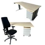 Wing Bureau TDS 180x100x80cm hoogte instelbaar onderstel, Ophalen, In hoogte verstelbaar, Gebruikt, Bureau