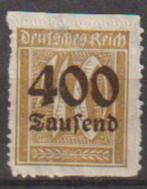Duitse Rijk 1923 nr 300*, Postzegels en Munten, Verzenden, Duitse Keizerrijk