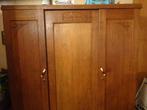 massief eiken opbergkast kleerkast, Huis en Inrichting, Kasten | Kleerkasten, Ophalen, Met deur(en), Gebruikt, 150 tot 200 cm