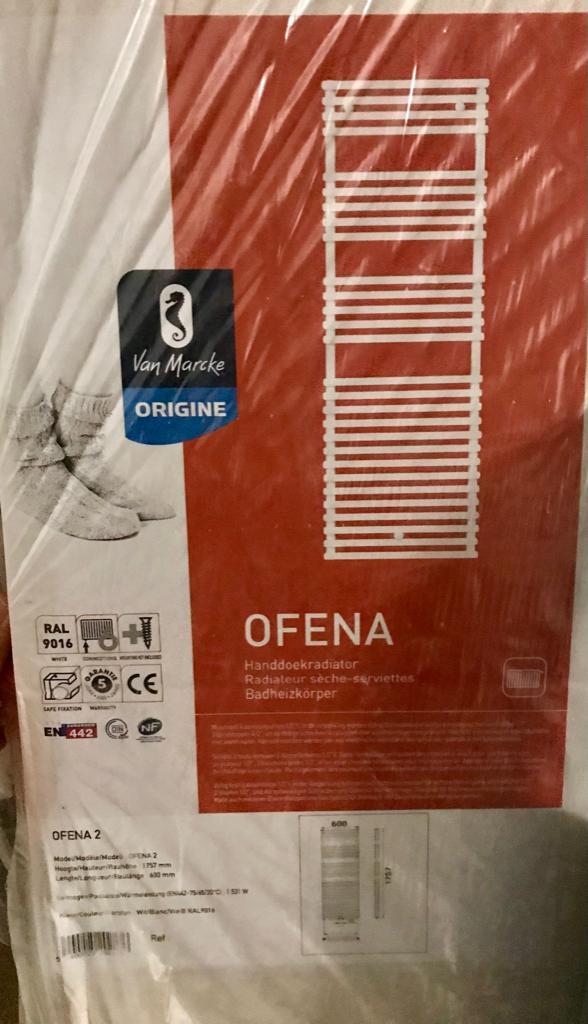 OFENA 2 handdoekdroger radiator, Doe-het-zelf en Bouw, Verwarming en Radiatoren, Nieuw, Radiator, 800 watt of meer, 80 cm of meer