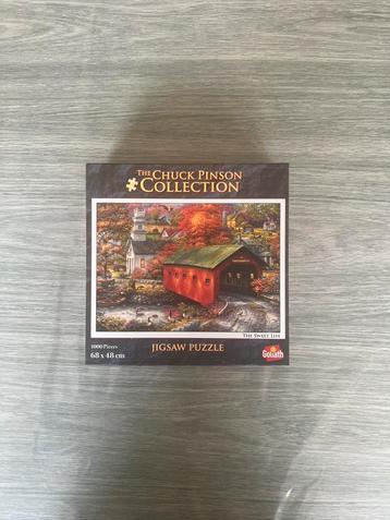 Puzzel van 1000 stukjes, Hobby en Vrije tijd, Denksport en Puzzels, Ophalen, 500 t/m 1500 stukjes, Zo goed als nieuw, Legpuzzel