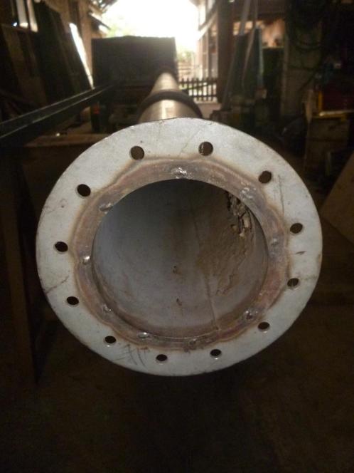 Inox buis, Doe-het-zelf en Bouw, Buizen en Afvoer, Zo goed als nieuw, Overige typen, Inox, 4 tot 6 meter, 80 mm of meer, Ophalen