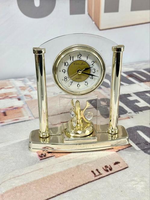 Vintage Retro tafelklok, 1990-2000 quartz Charles Leman klok, Huis en Inrichting, Woonaccessoires | Klokken, Wekker of Tafelklok
