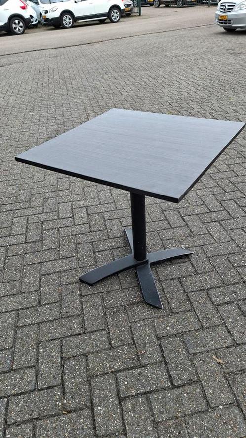 9 horeca inklapbare melamine 70x70cm sm france bistro set, Huis en Inrichting, Tafels | Eettafels, Zo goed als nieuw, Metaal, Ophalen of Verzenden