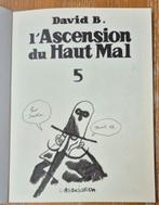 L'Ascension du Haut Mal 5 + dédicace David B. 2004, Verzamelen, Stripfiguren, Ophalen of Verzenden, Overige figuren, Zo goed als nieuw