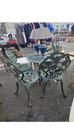 Ijzer tafel, Tuin en Terras, Ophalen, Zo goed als nieuw