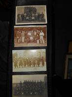 Lot de 4 cartes postales Armée Belge 1906-1911, Collections, Enlèvement ou Envoi