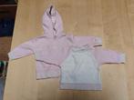 Roos bloesje met jasje maat 50, Kinderen en Baby's, Babykleding | Maat 50, Ophalen of Verzenden, Gebruikt, Meisje, Jasje