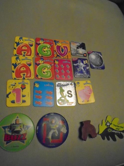 MAGNETEN: „DISNEY PIXAR-BABYBEL-GERVAIS-LAMPIRIS"ONGELOOFLIJ, Antiek en Kunst, Antiek | Overige Antiek, Ophalen of Verzenden