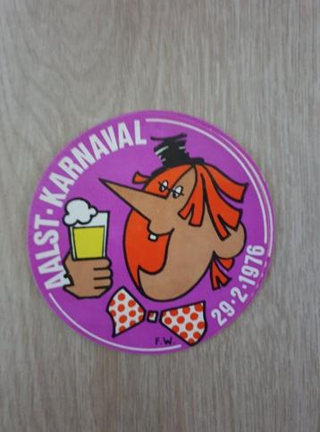 Carnaval Aalst sticker Karnaval 1976, Enlèvement ou Envoi