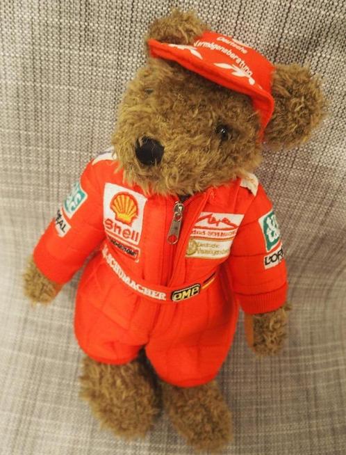 Peluche ours Schumacher-mascotte, Verzamelen, Beren en Cherished Teddies, Nieuw, Overige typen, Overige merken, Ophalen of Verzenden
