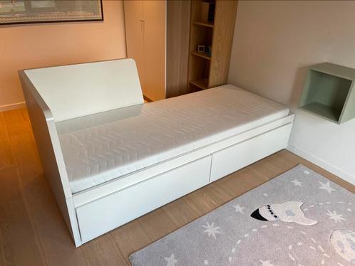2 x Uitschuifbaar éénpersoonsbed met lades, Huis en Inrichting, Slaapkamer | Complete slaapkamers, Zo goed als nieuw, Ophalen