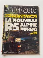 RENAULT 5 Alpine Turbo magazine essai vintage, Enlèvement ou Envoi, Renault