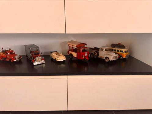 Retro metalen miniatuurauto’s – set van 6 decoratiestukken, Verzamelen, Retro, Ophalen