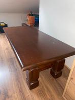 Table en chêne massif – 130x59 cm, Enlèvement