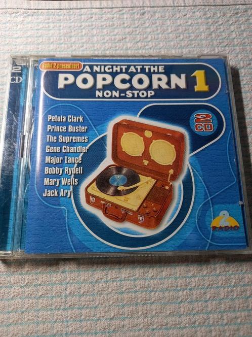 A Night At The Popcorn Non-Stop 1 - popcrn Cd 2 x, Cd's en Dvd's, Cd's | R&B en Soul, Zo goed als nieuw, Soul of Nu Soul, 1960 tot 1980