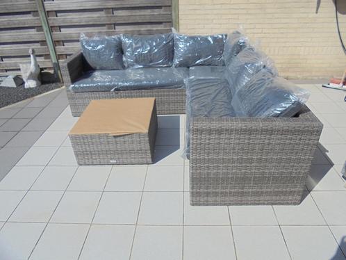 Mooie nieuwe loungeset Garden Impression : dit WE = 450 euro, Tuin en Terras, Tuinbanken, Nieuw, Aluminium, Ophalen