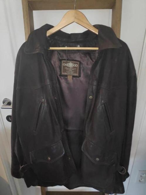 Veste en cuir Oakwood vintage, Vêtements | Hommes, Vestes | Hiver, Comme neuf, Brun, Enlèvement ou Envoi