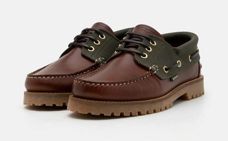 Barbour mahonie (maat: 41 en 42) in groen (maat: 40 tot 45), Kleding | Heren, Schoenen, Nieuw, Espadrilles of Moccasins, Overige kleuren