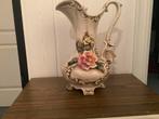 Capodimonte vaas met uitgewerkte bloemen/certfikaat, Antiek en Kunst, Ophalen of Verzenden