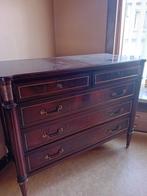 Stijlvolle vintage ladekast / commode – massief hout, Enlèvement, Utilisé