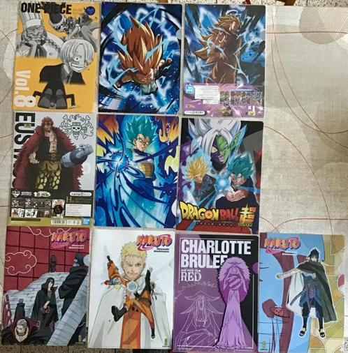 Lots de dix clear file mangas(one piece,dragon ball,naruto), Boeken, Strips | Comics, Zo goed als nieuw, Eén comic, Ophalen of Verzenden