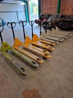 transpaletten met lange vorken en hooglifter, Doe-het-zelf en Bouw, Palletwagens en Pompwagens, Ophalen, Gebruikt
