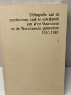 bibliografie van de geschiedenis taal en volkskunde van west, Boeken, Ophalen of Verzenden, Gelezen