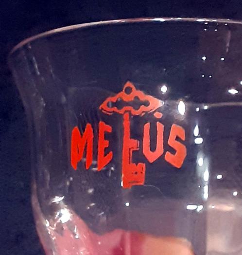 5 verres Genièvre Louis Meeus Distillerie De Sleutel Anvers, Collections, Verres & Petits Verres, Utilisé, Verres et Verres à shot