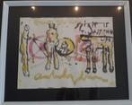 Mooie gouache  antin heyboer, Antiek en Kunst, Ophalen