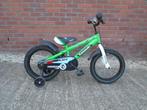 Kinderfiets '' Kawasaki '', Fietsen en Brommers, Fietsen | Jongens, Ophalen, Gebruikt, 16 inch, Handrem