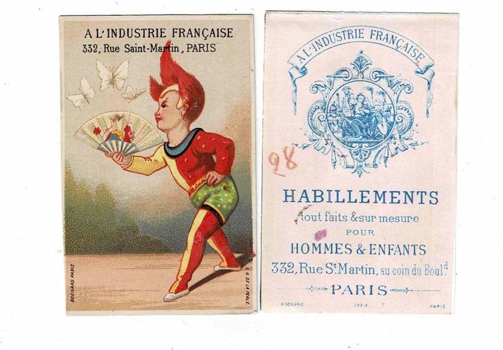 chromo A L'INDUSTRIE FRANÇAISE., Verzamelen, Merken en Reclamevoorwerpen, Zo goed als nieuw, Verzenden