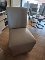 6 eetkamerstoelen op wieltjes, Ophalen, Kunststof, Gebruikt, Overige kleuren