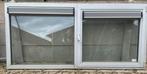 Alu raam met verluchting in grijze kleur., Comme neuf, Châssis de fenêtre, 225 cm ou plus, Enlèvement ou Envoi