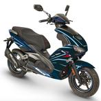 Snorscooter Neco Blauw 50 cc voor 2 Personen, Fietsen en Brommers, Snorfietsen en Snorscooters, Zo goed als nieuw, Benzine, Ophalen
