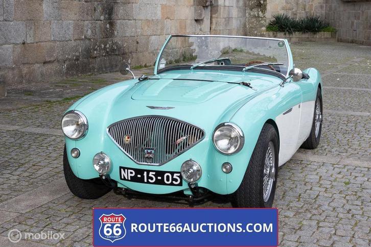 Austin-Healey 100 BN2 100M | 1955 | Route 66 Auctions, Autos, Oldtimers & Ancêtres, Entreprise, Achat, Austin, Essence, Autre carrosserie
