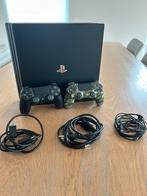 PlayStation 4 Pro 1TB + 2 controllers (camo + zwart), Games en Spelcomputers, Spelcomputers | Sony PlayStation 4, Ophalen, Met 2 controllers