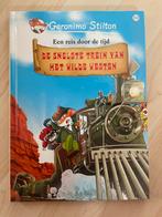 Geronimo Stilton - De snelste trein van het Wilde Westen, Ophalen of Verzenden, Zo goed als nieuw, Geronimo Stilton