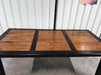 Grote koloniale eettafel gemaakt van acaciahout 220cm x110cm, Huis en Inrichting, Tafels | Eettafels, Ophalen, Gebruikt, 100 tot 150 cm