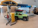 Playmobile tankstation, Kinderen en Baby's, Complete set, Zo goed als nieuw, Ophalen