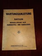 Manuel d'atelier Datsun Nissan Cherry N10 allemand, Autos : Divers, Modes d'emploi & Notices d'utilisation, Enlèvement ou Envoi