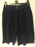 donkerblauwe broekrok in ribfluweel, Kleding | Dames, Ophalen of Verzenden, Maat 38/40 (M)