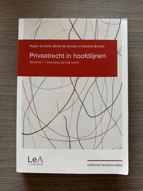 Rogier de Corte - Privaatrecht in hoofdlijnen 15de editie, Livres, Livres d'étude & Cours, Neuf, Enlèvement ou Envoi