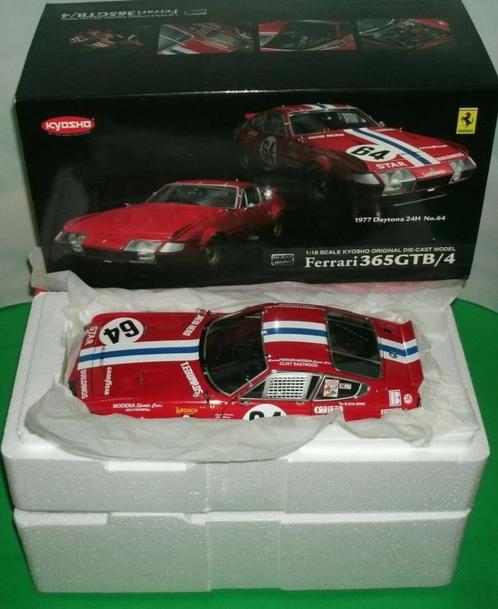 Ferrari 365 GTB #64 Night version - High End Pa  1/18, Hobby en Vrije tijd, Modelauto's | 1:18, Nieuw, Auto, Kyosho, Ophalen of Verzenden